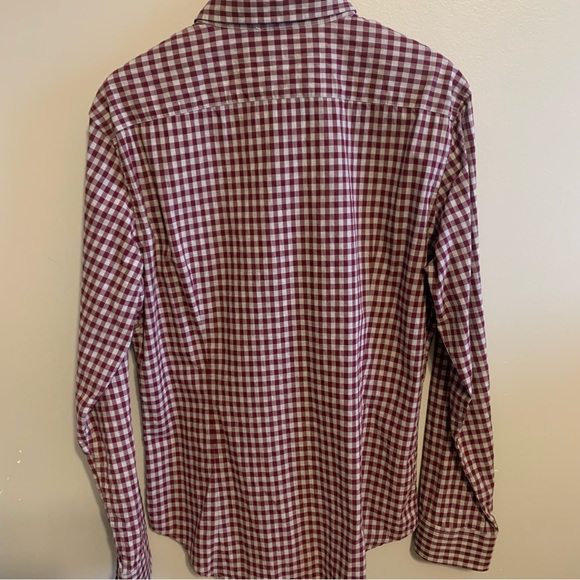 Banana Republic Soft Washed Tailored Slim Fit Fit Long Sleeve Shirt - Picture 4 of 5